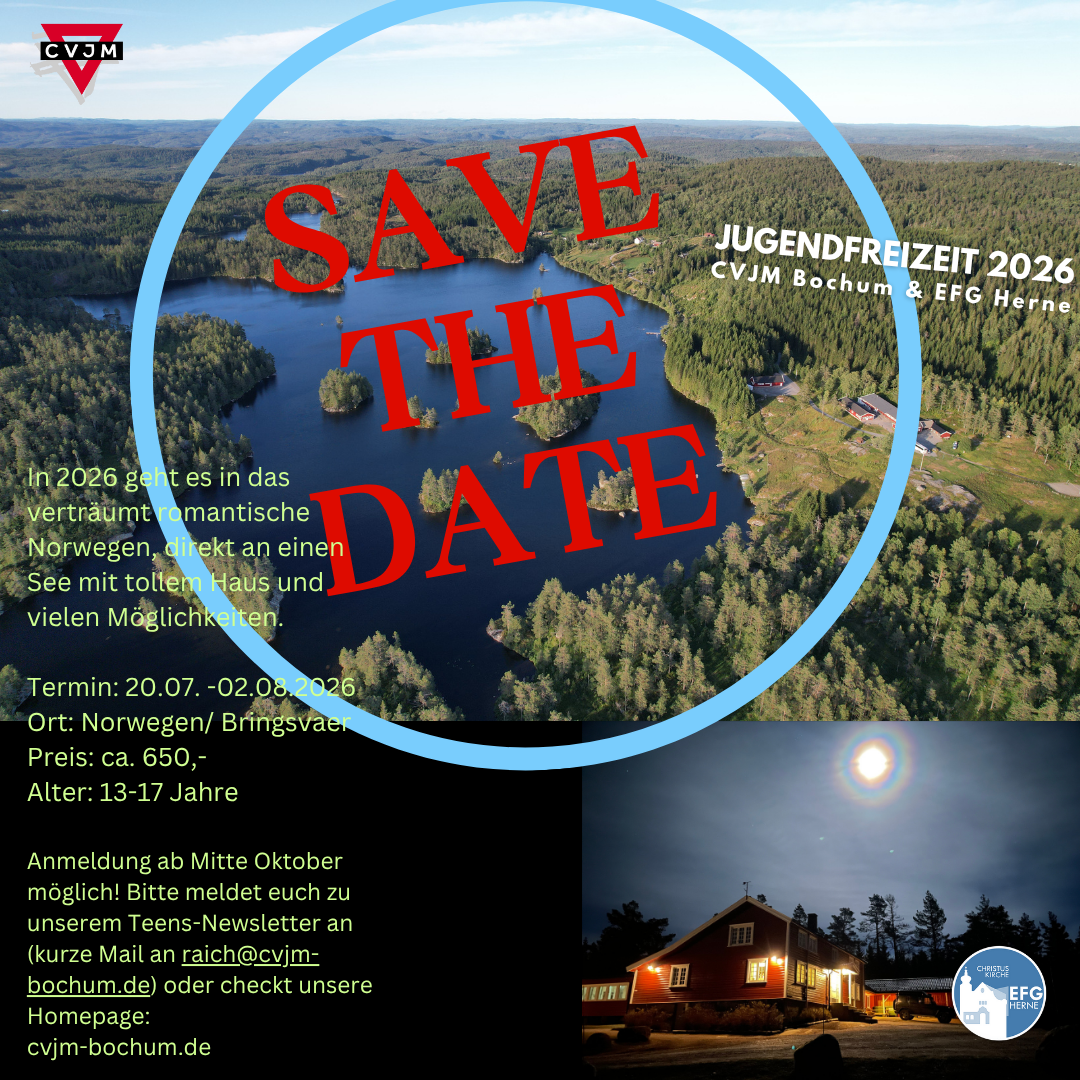 Save the Date - Freizeit 2026